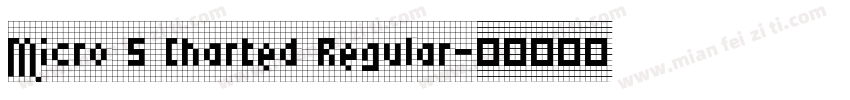 Micro 5 Charted Regular字体转换
